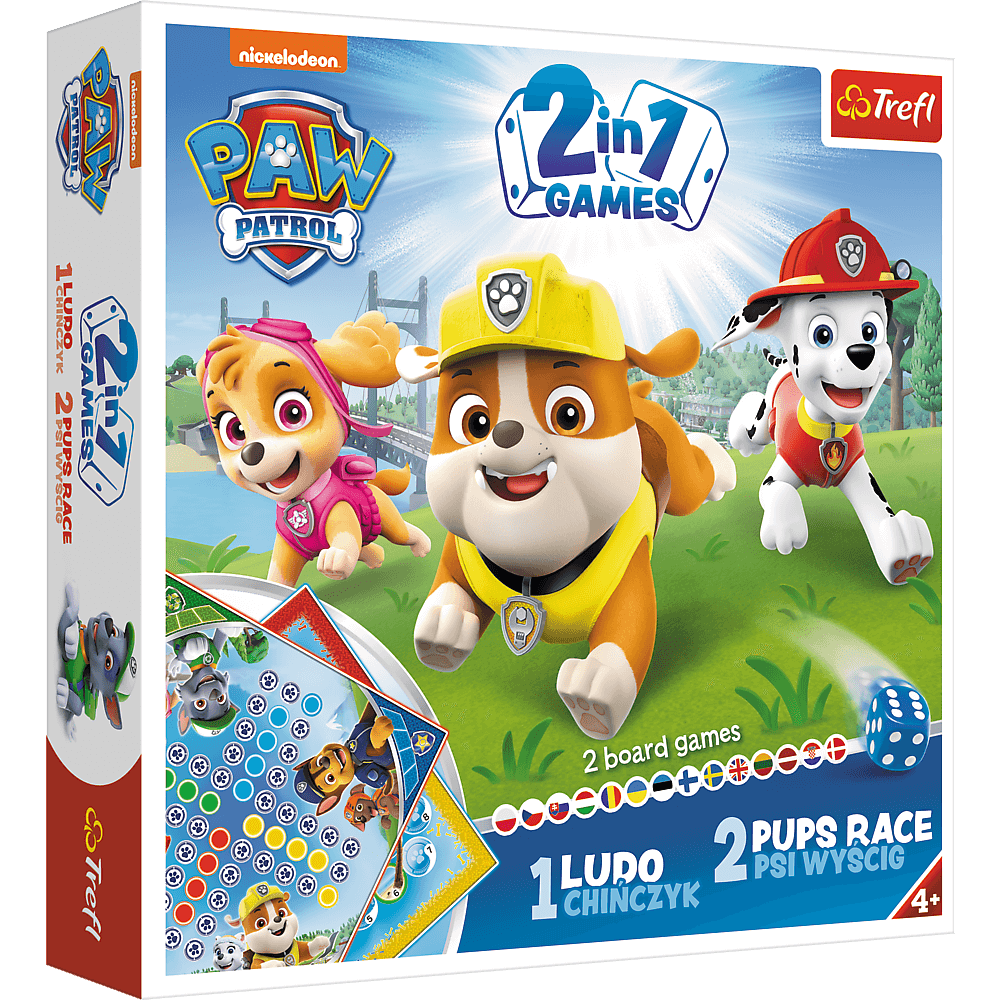 Desková hra 2v1 Člověče nezlob se Paw Patrol – Trefl