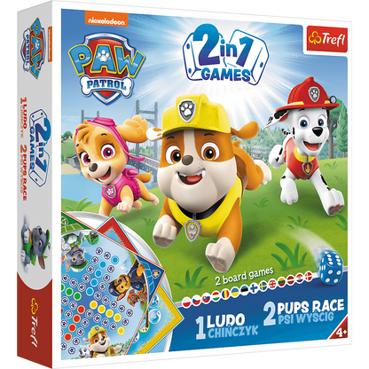 Desková hra 2v1 Člověče nezlob se Paw Patrol – Trefl