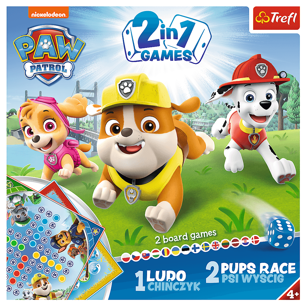 Desková hra 2v1 Člověče nezlob se Paw Patrol – Trefl