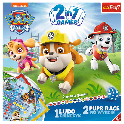 Desková hra 2v1 Člověče nezlob se Paw Patrol – Trefl