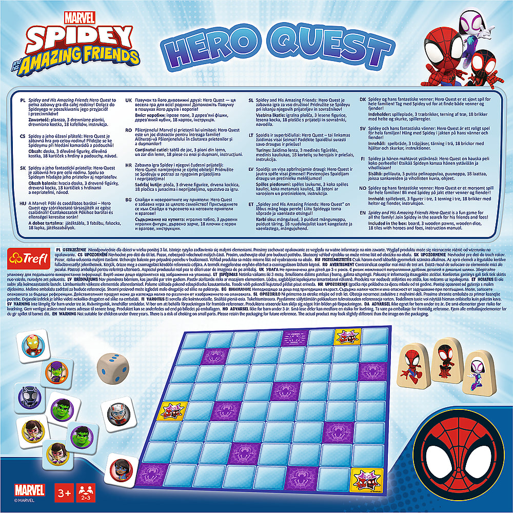 Desková hra Hero Quest Spidey Spider-Man – Trefl