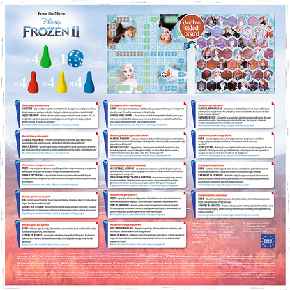 Deskové hry 2v1 Člověče nezlob se a Hadi a žebříky Frozen II – Trefl