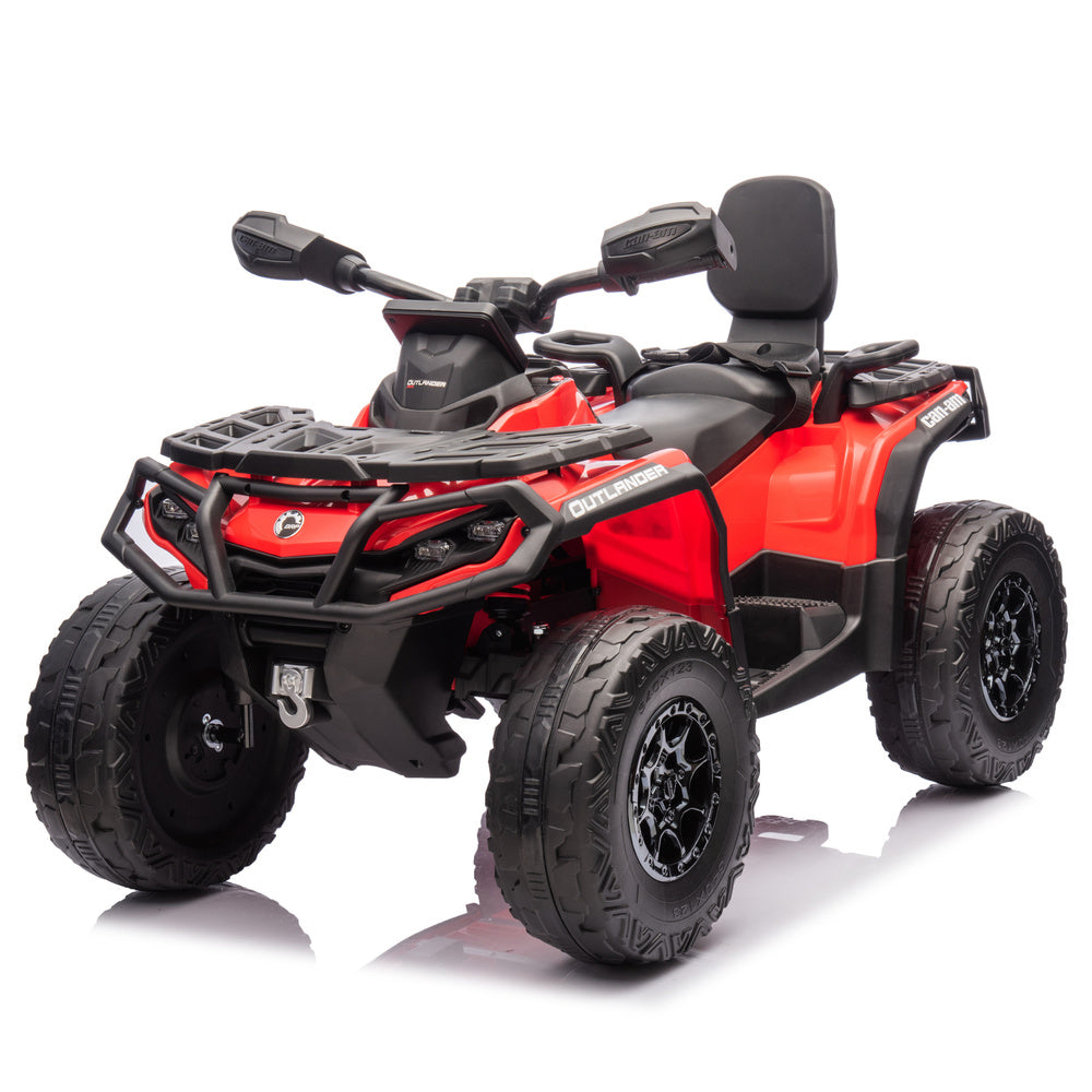 Dětská čtyřkolka Can Am Outlander – elektrická 4x4 | červená