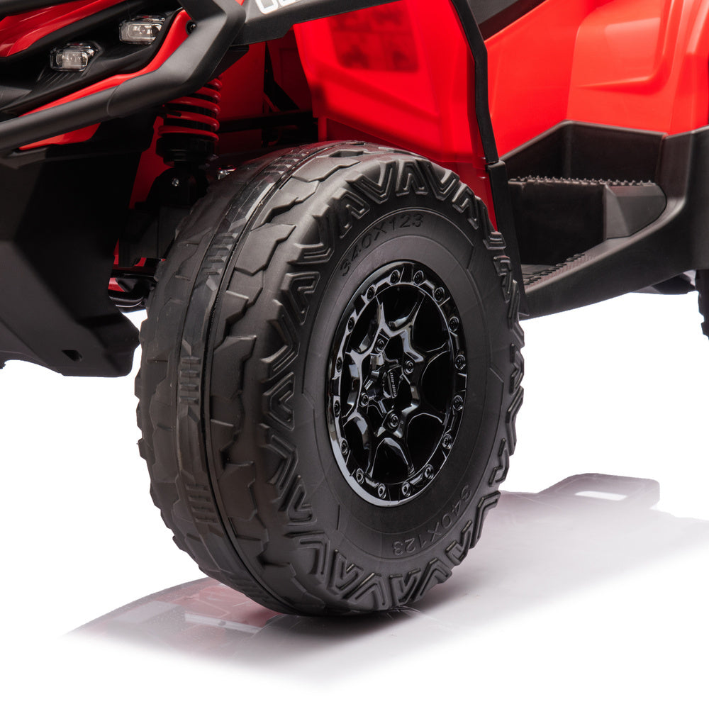 Dětská čtyřkolka Can Am Outlander – elektrická 4x4 | červená