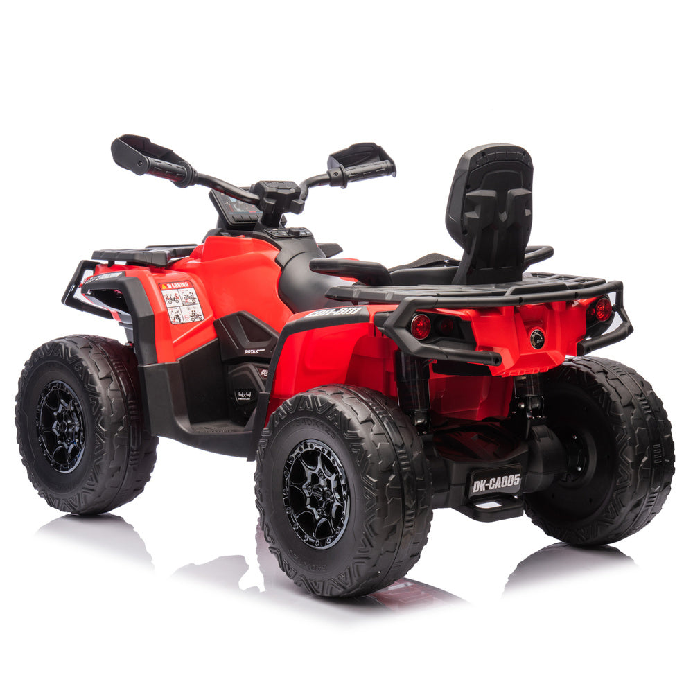 Dětská čtyřkolka Can Am Outlander – elektrická 4x4 | červená