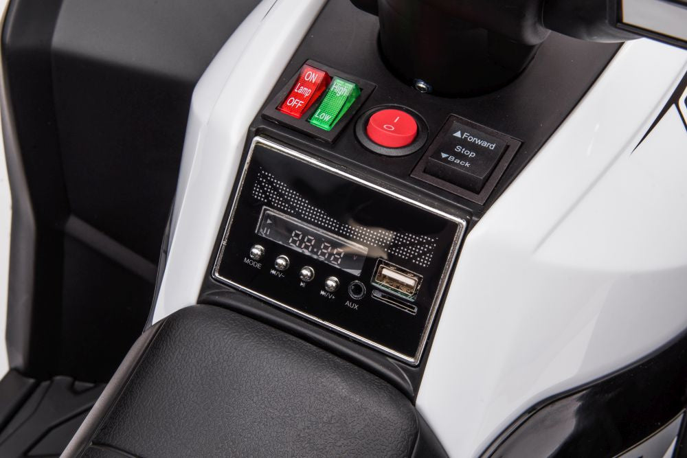 Dětská čtyřkolka na akumulátor HL568 – elektrická | bílá