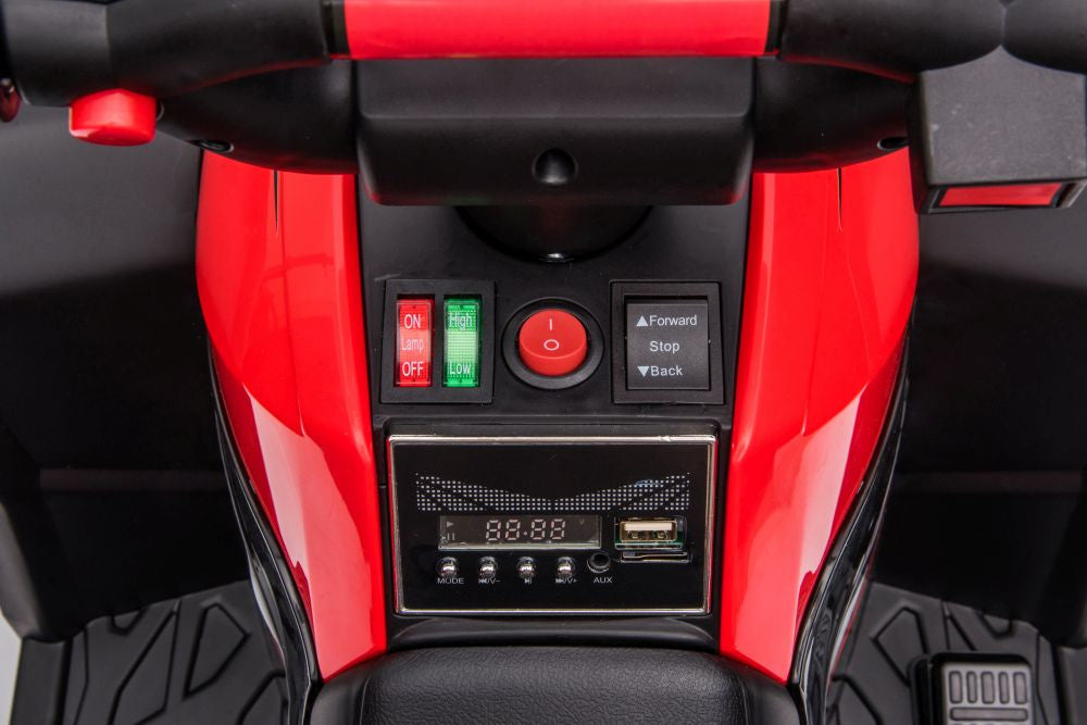 Dětská čtyřkolka na akumulátor HL568 – elektrická | červená