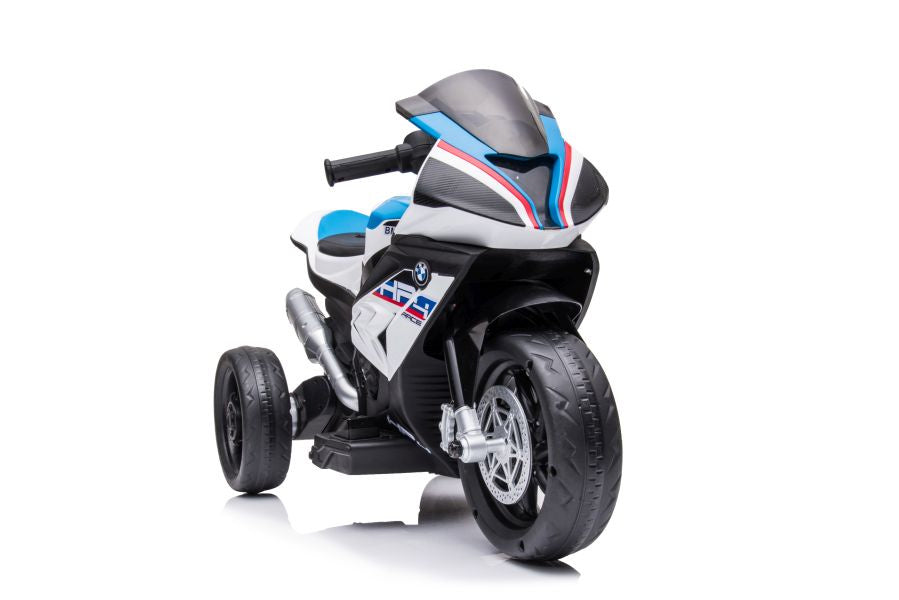 Dětská elektrická motorka BMW HP4 na akumulátor bílá JT5008