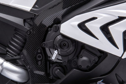 Dětská elektrická motorka BMW HP4 na akumulátor bílá JT5008