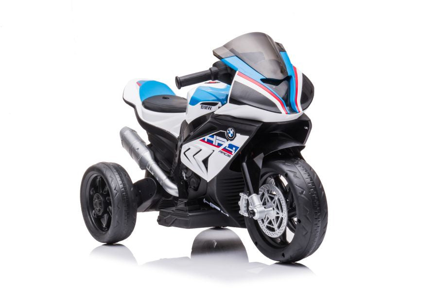 Dětská elektrická motorka BMW HP4 na akumulátor bílá JT5008