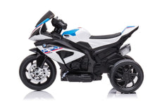 Dětská elektrická motorka BMW HP4 na akumulátor bílá JT5008