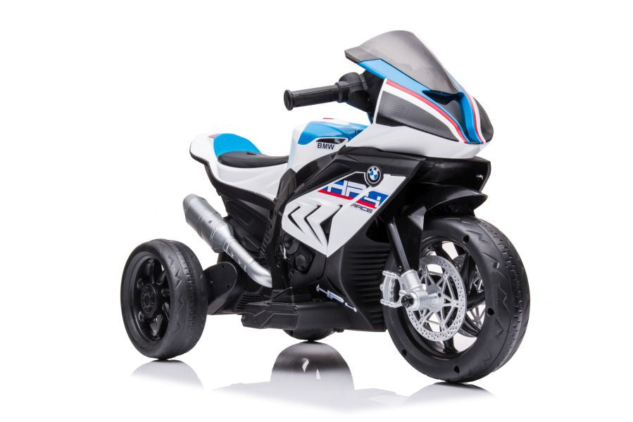 Dětská elektrická motorka BMW HP4 na akumulátor bílá JT5008