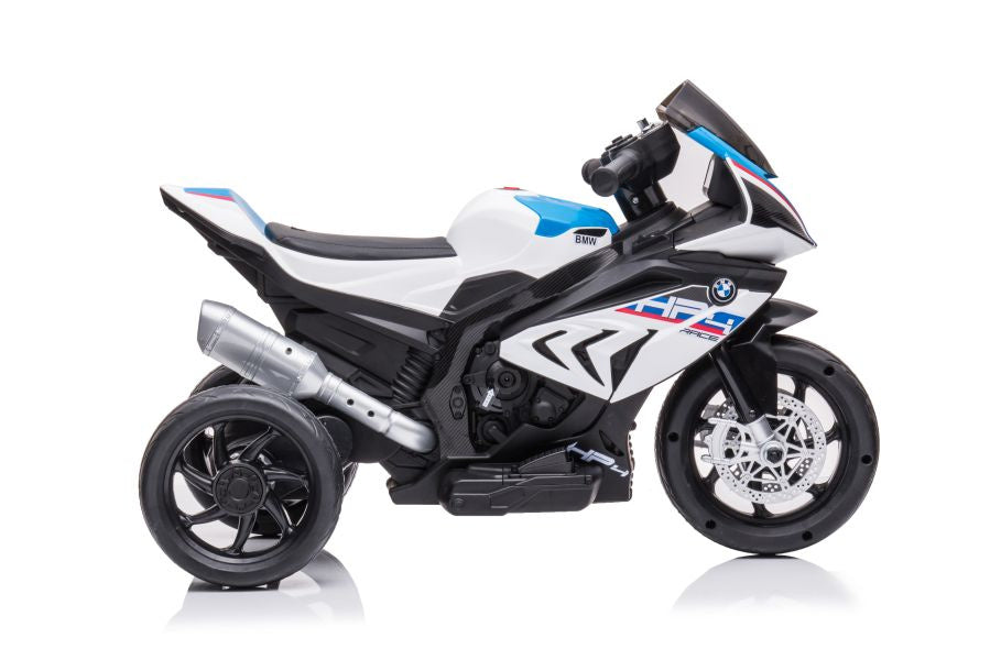Dětská elektrická motorka BMW HP4 na akumulátor bílá JT5008