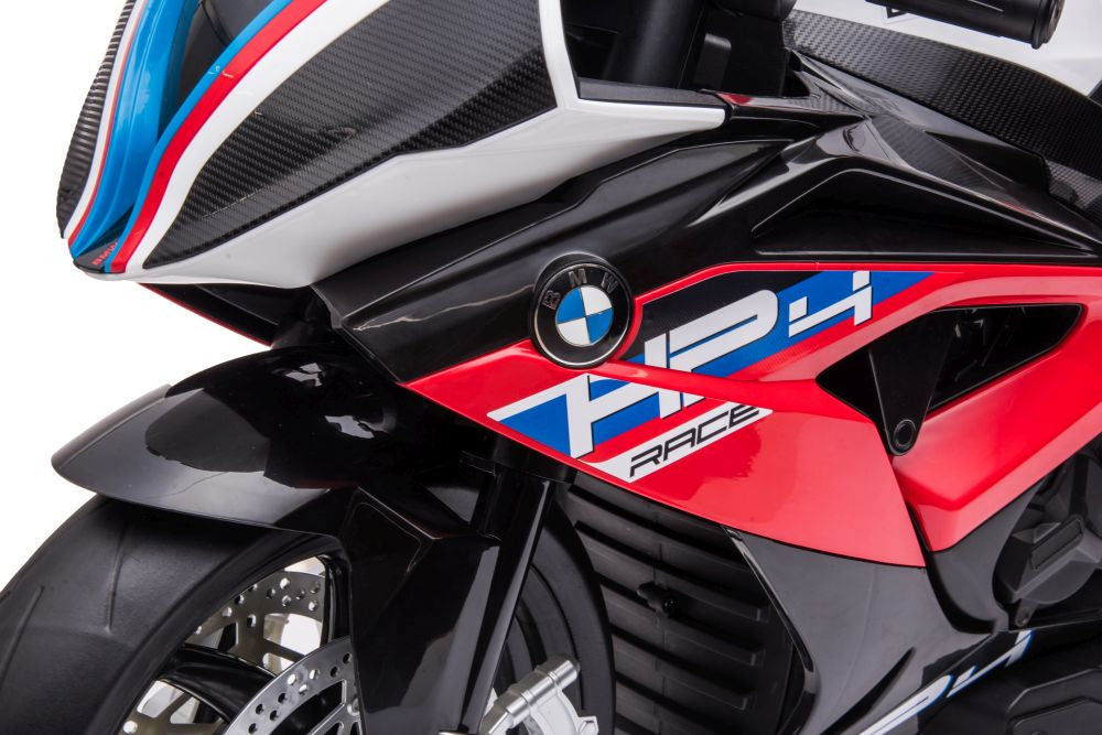 Dětská elektrická motorka BMW HP4 Race JT5001 červená