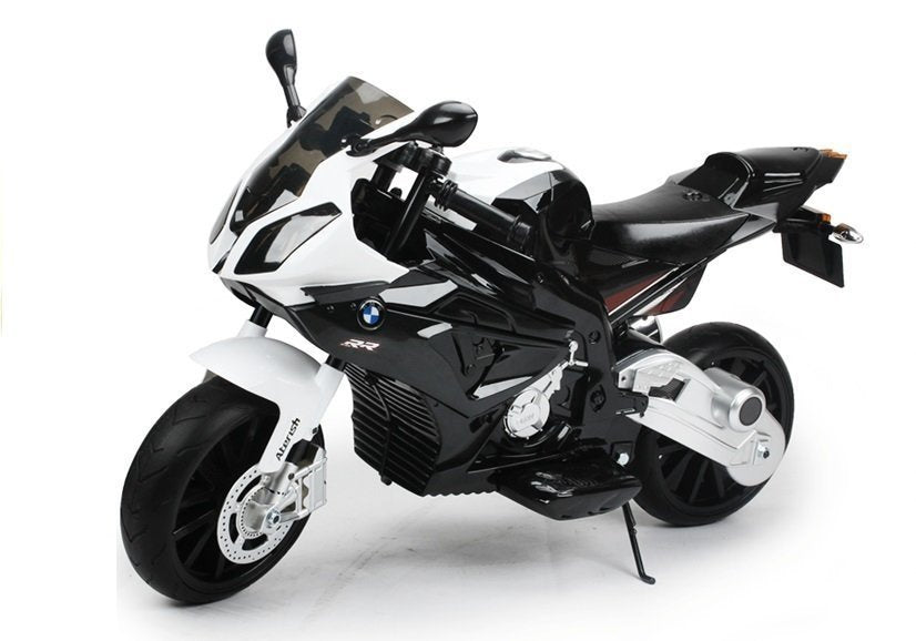 Dětská elektrická motorka BMW S1000RR s podpornými kolečky černá