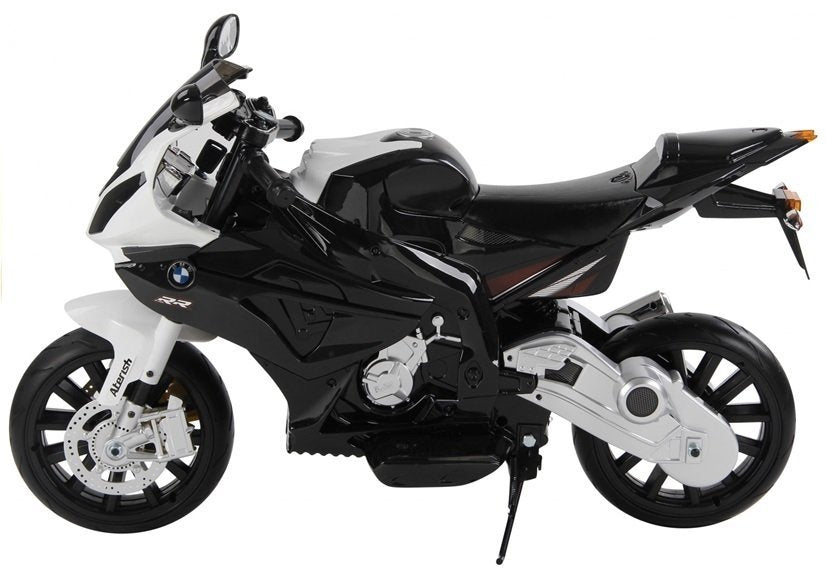 Dětská elektrická motorka BMW S1000RR s podpornými kolečky černá