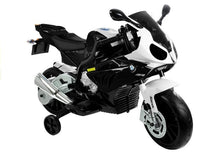 Dětská elektrická motorka BMW S1000RR s podpornými kolečky černá