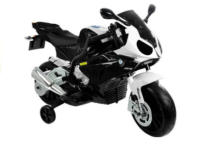 Dětská elektrická motorka BMW S1000RR s podpornými kolečky černá