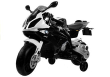 Dětská elektrická motorka BMW S1000RR s podpornými kolečky černá