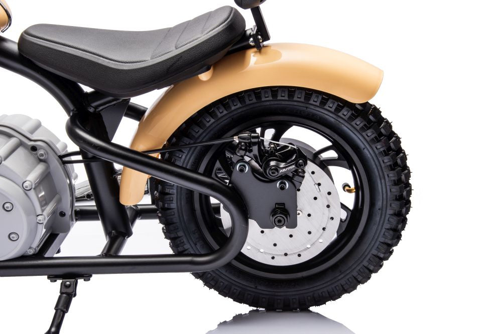 Dětská elektrická motorka na akumulátor 36V khaki A9902