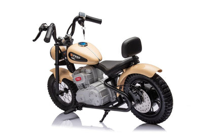 Dětská elektrická motorka na akumulátor 36V khaki A9902