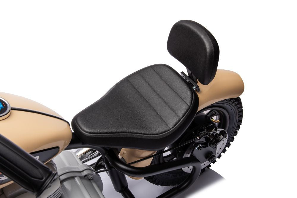 Dětská elektrická motorka na akumulátor 36V khaki A9902