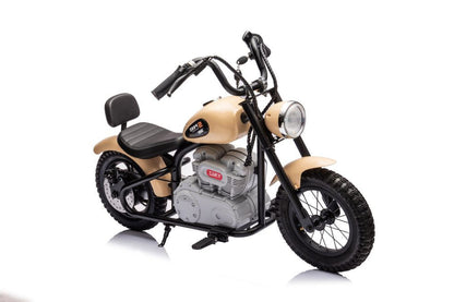 Dětská elektrická motorka na akumulátor 36V khaki A9902