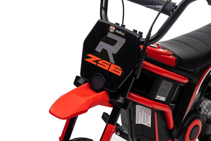 Dětská elektrická motorka SX2328 – na akumulátor | červená