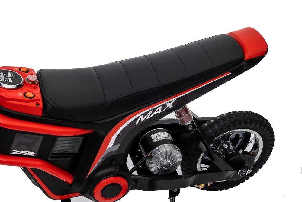 Dětská elektrická motorka SX2328 – na akumulátor | červená