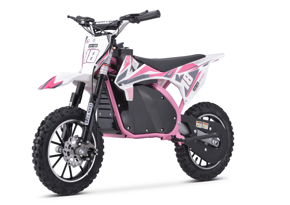 Dětská elektrická motorka Trail King na akumulátor – růžová