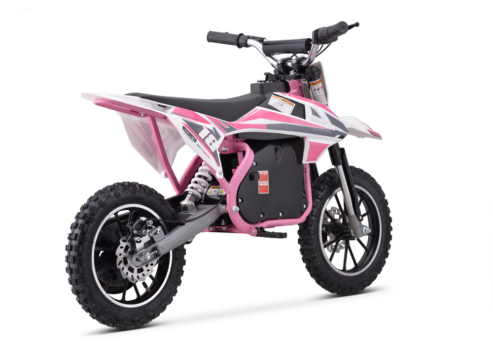 Dětská elektrická motorka Trail King na akumulátor – růžová