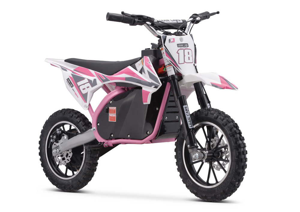 Dětská elektrická motorka Trail King na akumulátor – růžová