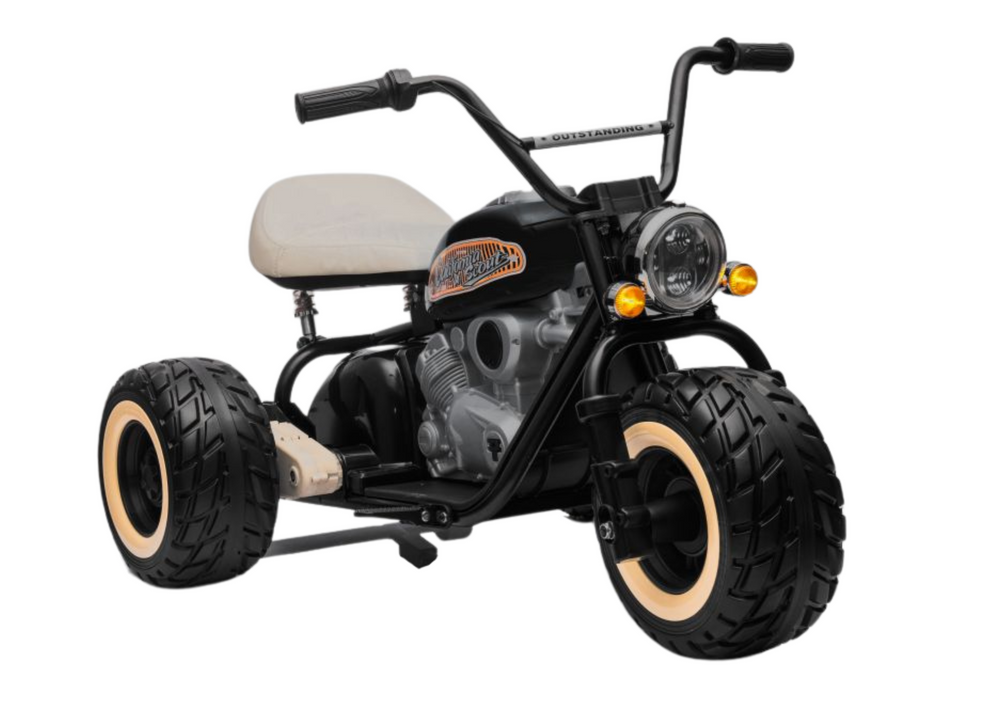 Dětská elektrická motorka trojkolka 24V LL6688 černá