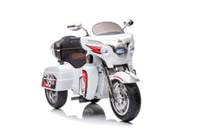 Dětská elektrická motorka trojkolka Goldwing bílá