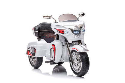 Dětská elektrická motorka trojkolka Goldwing bílá