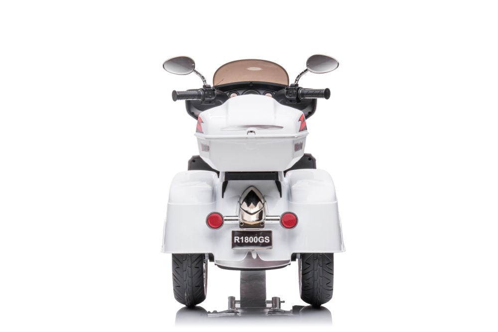 Dětská elektrická motorka trojkolka Goldwing bílá