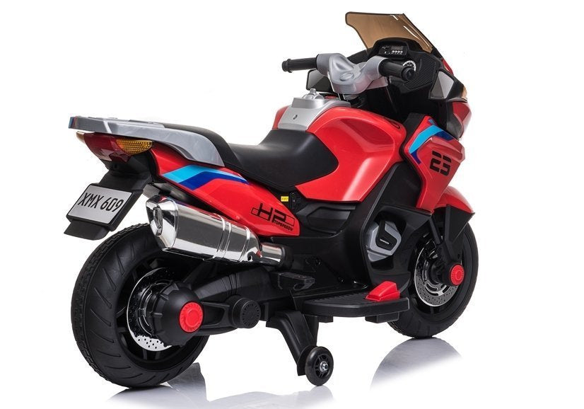 Dětská elektrická motorka XMX609 s akumulátorem 12V červená