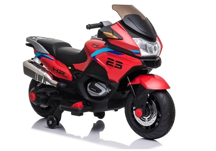Dětská elektrická motorka XMX609 s akumulátorem 12V červená