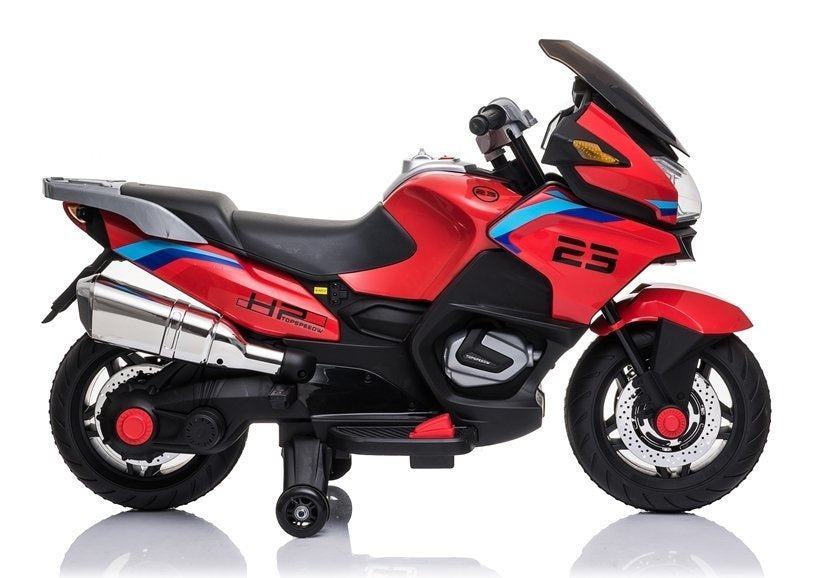 Dětská elektrická motorka XMX609 s akumulátorem 12V červená