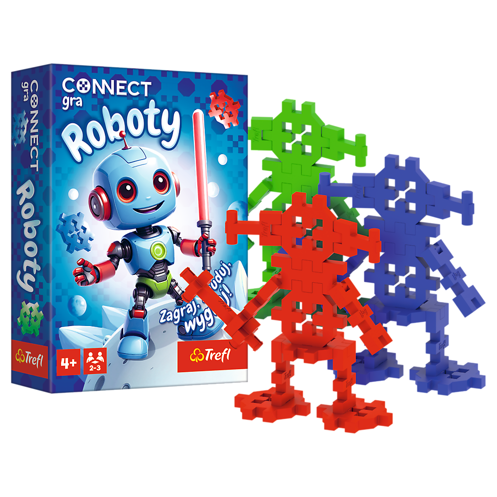 Dětská hra Connect Roboty – Trefl