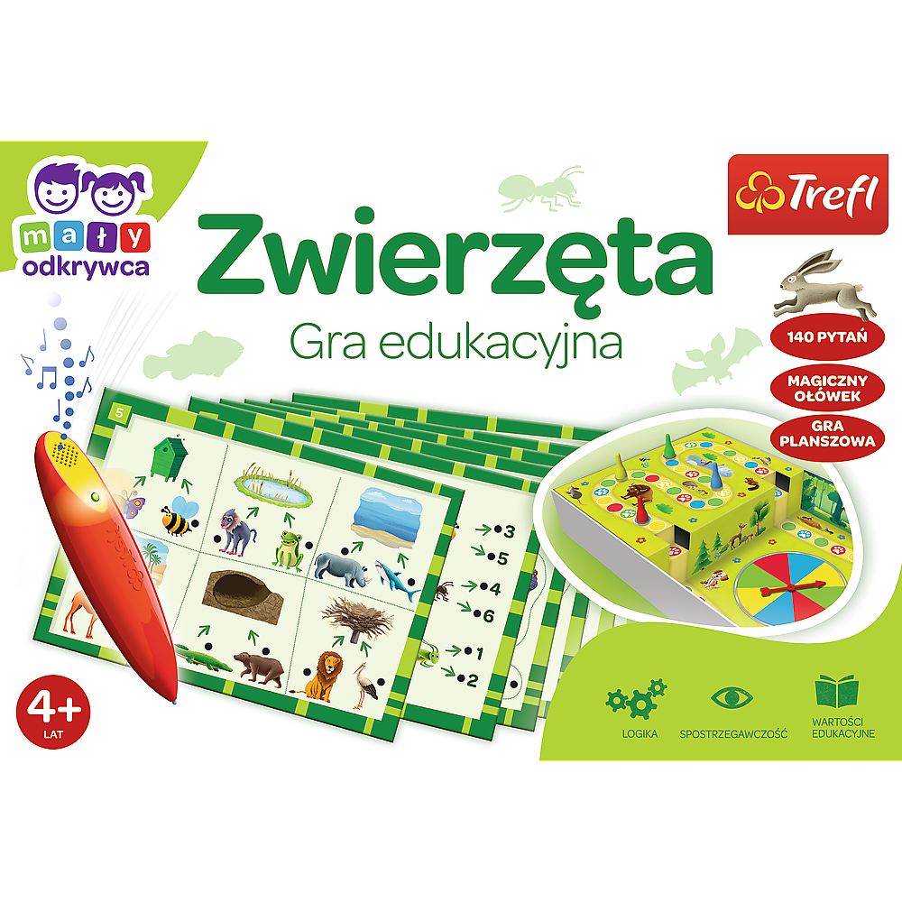 Dětská hra Zvířata s magickou tužkou – Trefl 02111