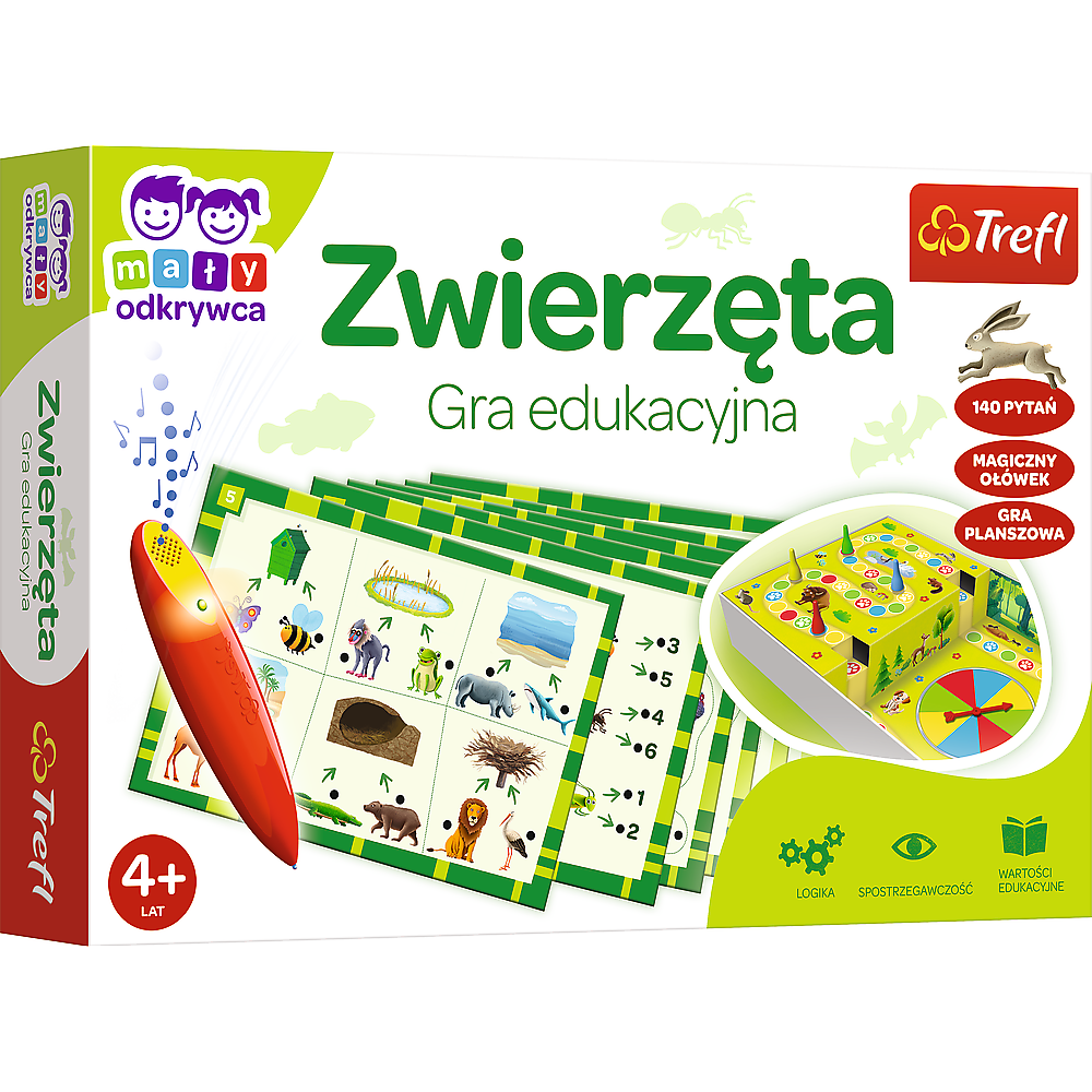 Dětská hra Zvířata s magickou tužkou – Trefl 02111