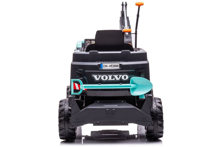 Dětská koparka na akumulátor s bazénkem a míčky Volvo modrá
