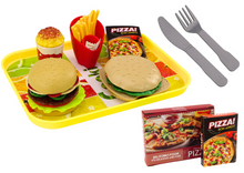Dětská kuchyňka fast food pizza burgery hranolky 24 dílů