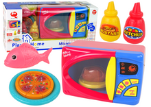 Dětská mikrovlnka s příslušenstvím pizza kuře na baterie