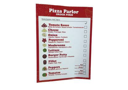 Dětská pizza sada s příslušenstvím a doplňky na hraní