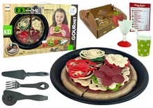 Dětská pizza sada s příslušenstvím a doplňky na hraní