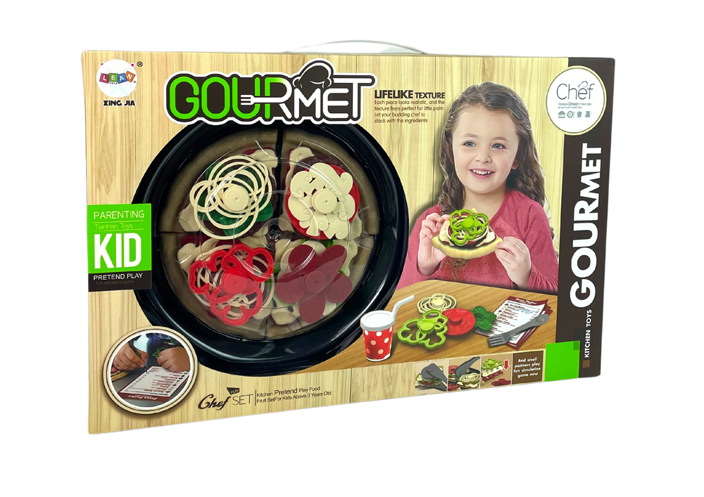 Dětská pizza sada s příslušenstvím a doplňky na hraní