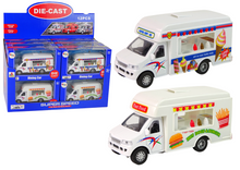 Dětské auto karavan – s třecím pohonem lékárna | bílé
