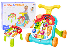 Dětské chodítko 2v1 edukační stolek se světlem a zvuky